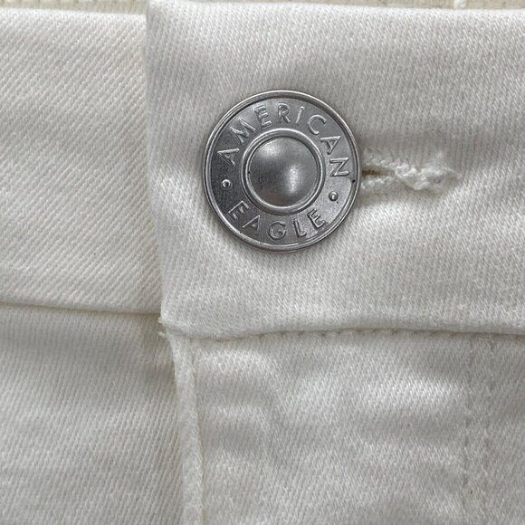 American Eagle Ne(X)t Level Stretch White Curvy Hi-Rise Jegging Women's Size 16 - Picture 5 of 9